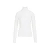Bottega Veneta Rib-knit Turtleneck Sweater In White