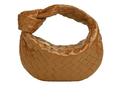 Pre-owned Bottega Veneta Women's  Jodie Mini In Caramel