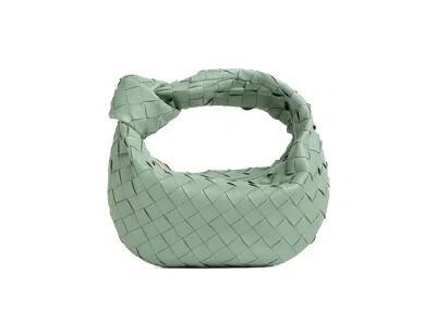 Pre-owned Bottega Veneta Women's  Jodie Mini In Sauge In Green
