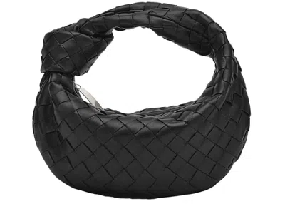 Pre-owned Bottega Veneta Women's  Jodie Mini Intrecciato In Black