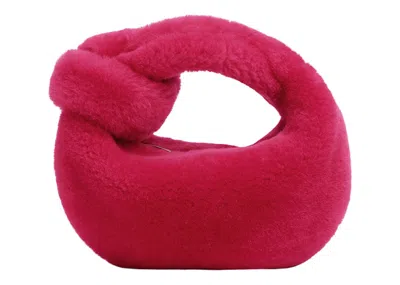 Pre-owned Bottega Veneta Women's  Jodie Mini Shearling In Lollipop In Pink