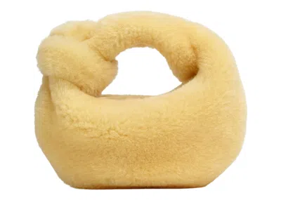 Pre-owned Bottega Veneta Women's  Jodie Mini Shearling In Teddy