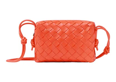 Pre-owned Bottega Veneta Women's  Loop Intrecciato Camera Bag Mini In Sunburst