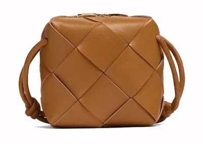 Pre-owned Bottega Veneta Women's  Mini Cassette Camera Bag In Camel In Brown