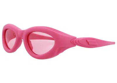 Pre-owned Bottega Veneta Women's  Ovalframe Injection Sunglasses 60133) In Pink (bv1162s/30013384
