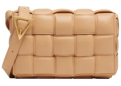 Pre-owned Bottega Veneta Women's  Padded Cassette Intrecciato In Almond In Brown