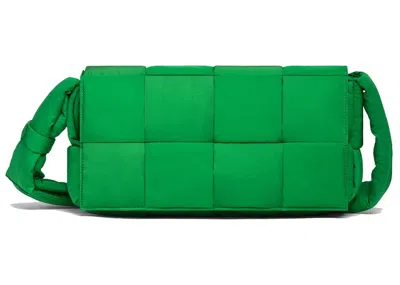 Pre-owned Bottega Veneta Women's  Padded Tech Cassette In Parakeet In Green