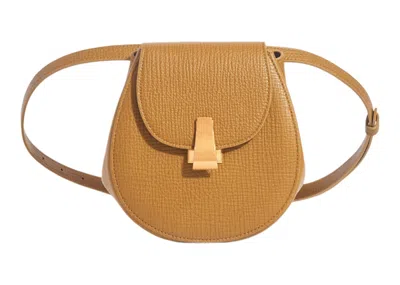 Pre-owned Bottega Veneta Women's  Palmellato Convertible Belt Bag Mini In Mustard