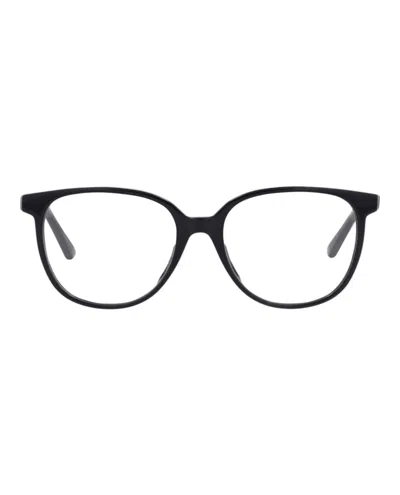 Pre-owned Bottega Veneta Women's  Roundframe Acetate Optical Frames In Blue Blue Transparent (bv1023o/30008300/