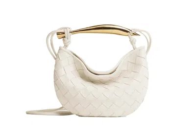 Pre-owned Bottega Veneta Women's  Sardine Mini In Chalk