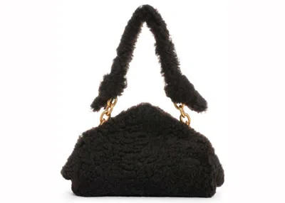 Pre-owned Bottega Veneta Women's  Small Triangle Frame Shoulder Bag In Fondant Gold