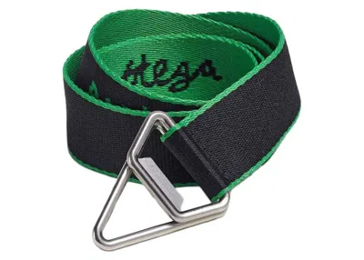 Pre-owned Bottega Veneta Women's  Tech Belt In Green/black