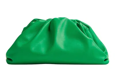 Pre-owned Bottega Veneta Women's  Tee Shirtn Pouch In Parakeet In Green