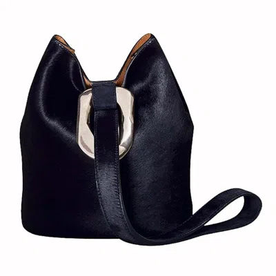 Pre-owned Bottega Veneta Women's  The Drop Handbag In Black