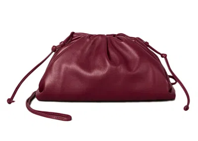 Pre-owned Bottega Veneta Women's  The Pouch 20 Butter Calf In Bordeaux In Burgundy