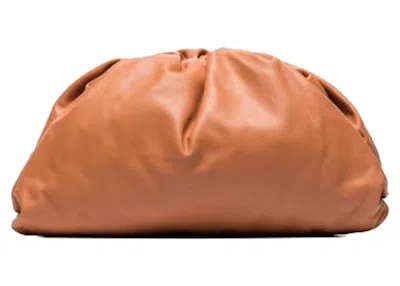 Pre-owned Bottega Veneta Women's  The Pouch In Caramel Brown
