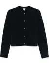 Bottega Veneta Boucle Cardigan In Multicolor