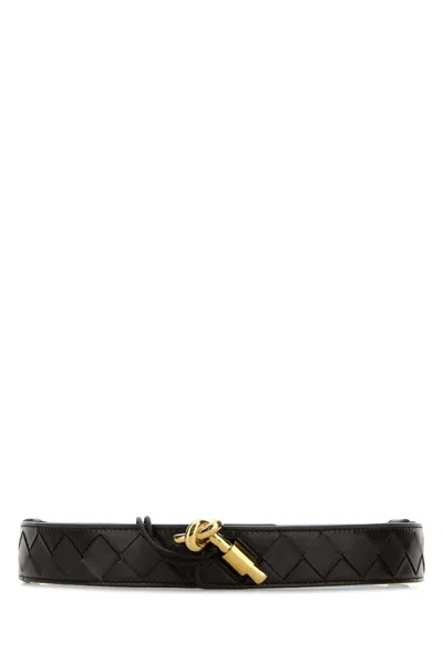 Bottega Veneta Women Brown Leather Belt