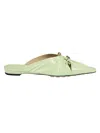 Bottega Veneta Women Bunnie Leather Mules In Multicolor