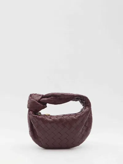 Bottega Veneta Women Burgundy Mini Jodie Bag In Multi