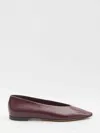 Bottega Veneta Women Burgundy Sofia Ballet Flats
