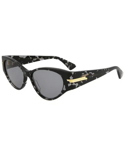 Bottega Veneta Women's Bv1002s 55mm Sunglasses In Black