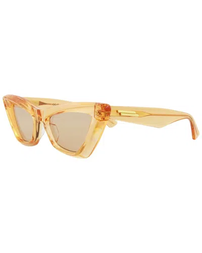 Bottega Veneta Women's Bv1101s 53mm Sunglasses In Yellow