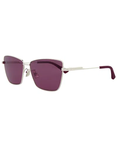 Bottega Veneta Women's Bv1195s 59mm Sunglasses In Silver