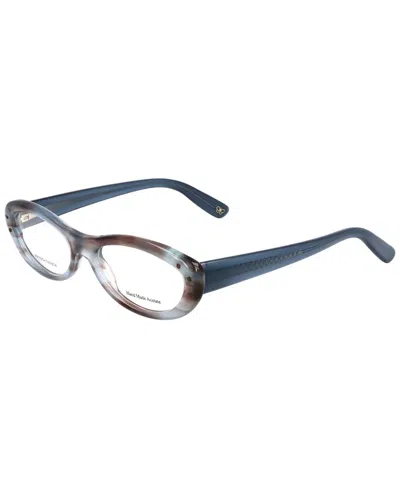 Bottega Veneta Blue Acetate Frames In Black