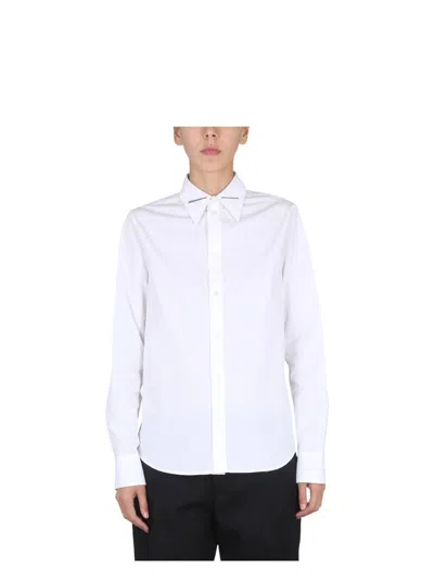 BOTTEGA VENETA WOMEN'S CAMICIA CON COLLETTO A PUNTA SHIRT