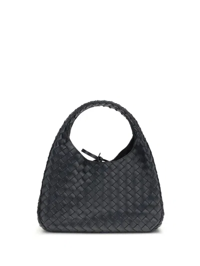 Bottega Veneta Women Campana Shoulder Bag In Black
