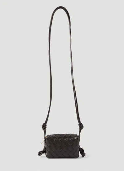 Bottega Veneta Women Candy Loop Camera Bag In Black