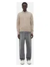Bottega Veneta Cappuccino Stretch Cashmere Blend Sweater