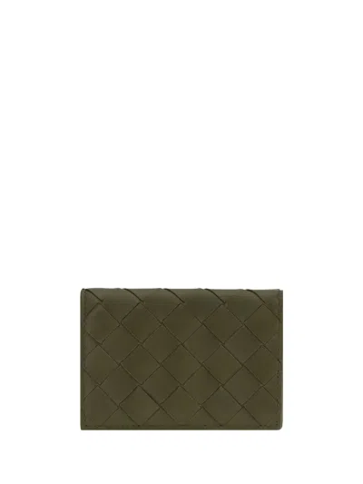 Bottega Veneta Women Card Holder In Green