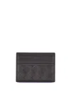 Bottega Veneta Intrecciato Credit Card Case In Black