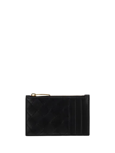 Bottega Veneta Women Card Holder In Black