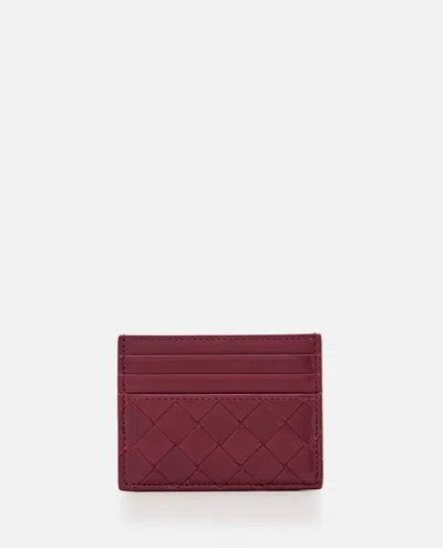 Bottega Veneta Women Card Holder In Red