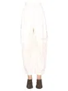 Bottega Veneta Cargo Pants In White