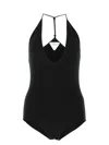 Bottega Veneta Plunge Neck Bodysuit