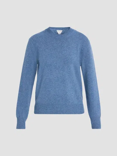 Bottega Veneta Women's Cashmere-blend Crewneck Sweater In Blue