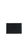 Bottega Veneta Rectangular Design Leather Card Holder In Black