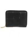 Bottega Veneta Intrecciato Bi-fold Wallet In Multicolor