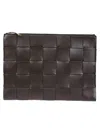 Bottega Veneta Women Cassette Medium Leather Pouch In Multicolor