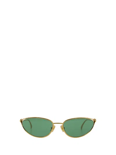 Bottega Veneta Women Cat-eye Sunglasses In Gold