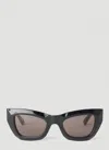 Bottega Veneta Cat Eye Sunglasses In Black