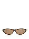 Bottega Veneta Cat-eye Acetate Sunglasses In Brown
