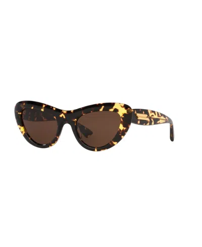 Bottega Veneta Women's Cat Eye Sunglasses, Bv1282s 6j000435 In Brown