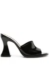 Bottega Veneta Cha-cha Patent Leather Mules In Multicolor