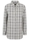 Bottega Veneta Women Checked Cotton Shirt In Multicolor