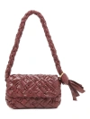 BOTTEGA VENETA WOMEN'S CITTÀ INTRECCIATO LEATHER SHOULDER BAG